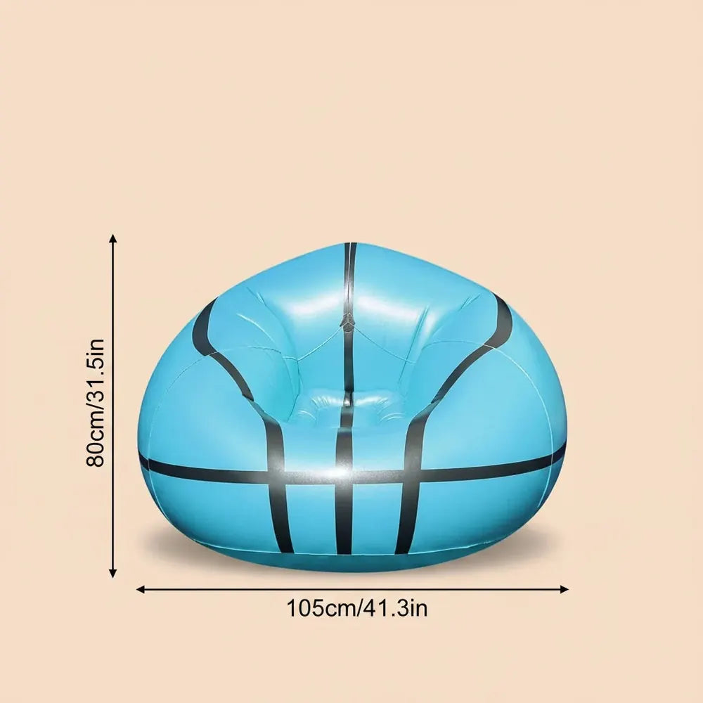 Canapé pouf créatif style sportif (basketball, football) pour chambre d'enfants et salon, idéal pour