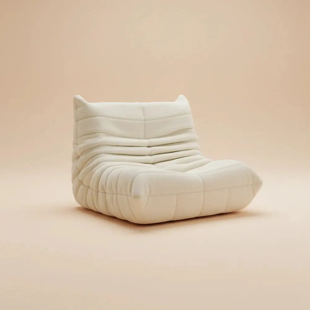 Pouf XXL pour un coin douillet, fauteuil pouf gaming, pouf en laine d'agneau, canapé/canapé de sol, 