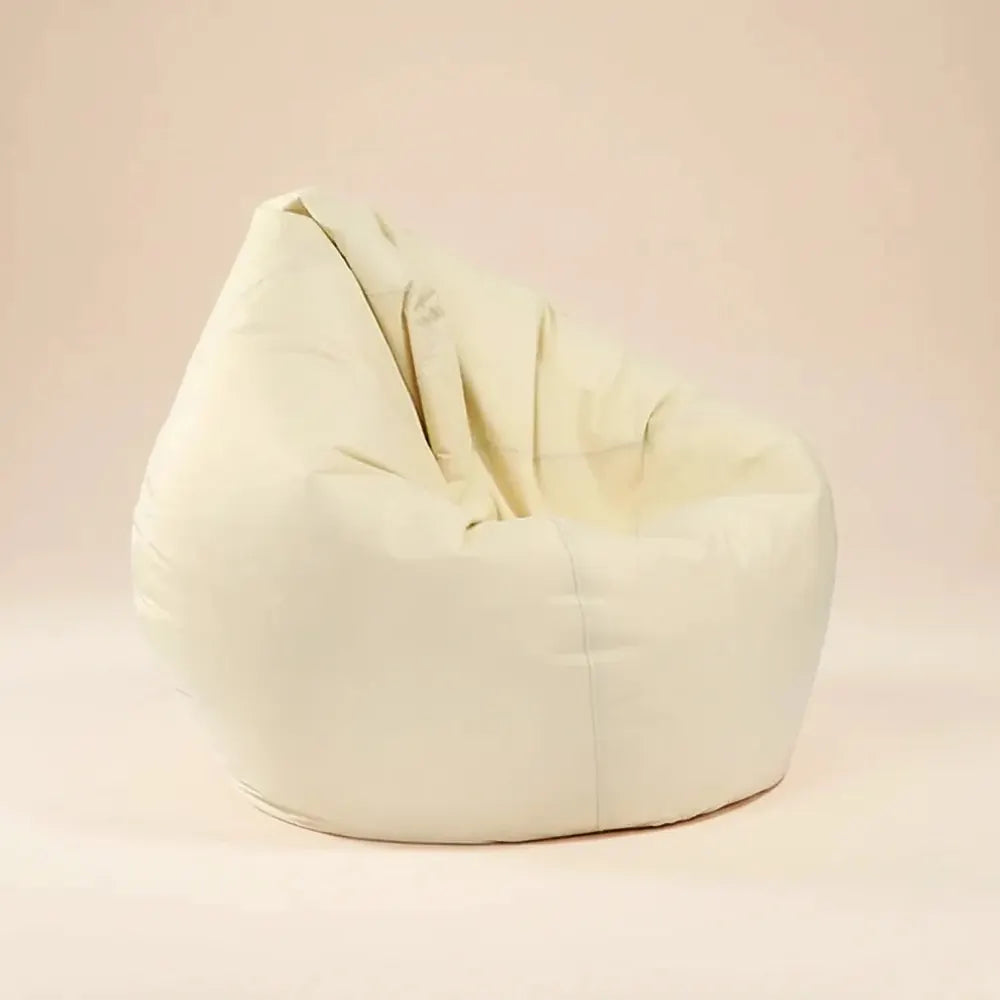 Housse de canapé en forme de pouf non rempli, pour la maison, douce, paresseuse, confortable, simple