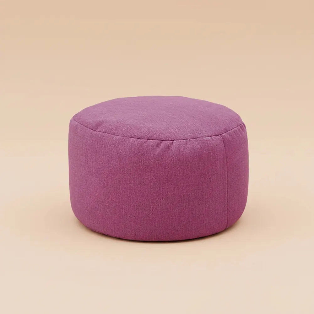 OTAUTAU chaise de pouf en lin avec remplissage pouf en peluche repose-pieds Pouf chaise Ottoman Tata