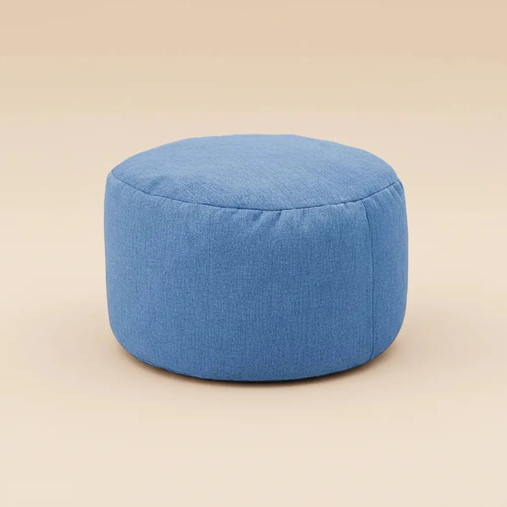 OTAUTAU chaise de pouf en lin avec remplissage pouf en peluche repose-pieds Pouf chaise Ottoman Tata