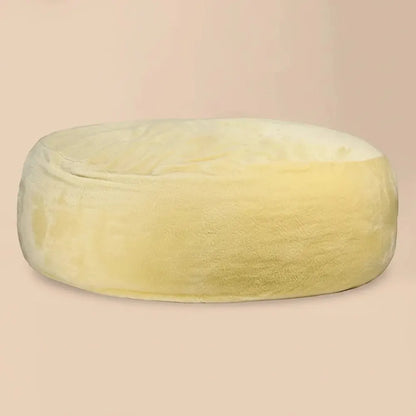 SAC de haricots en tissu Sherpa blanc pour deux personnes, siège géant xxl, fausse fourrure, très gr