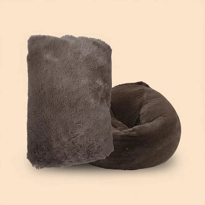 AfricBig-Juste de canapé en fourrure moelleuse pour adultes et enfants, housse de pouf personnalisée