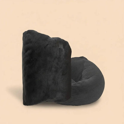 AfricBig-Juste de canapé en fourrure moelleuse pour adultes et enfants, housse de pouf personnalisée