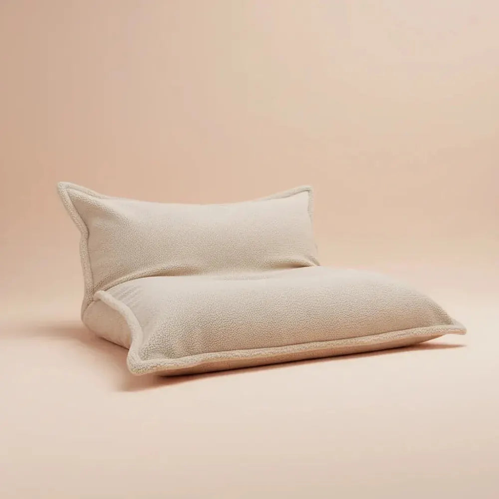 Pouf en fourrure de cachemire doux pour adultes et enfants, housse de chaise, pouf, enveloppe, sans 