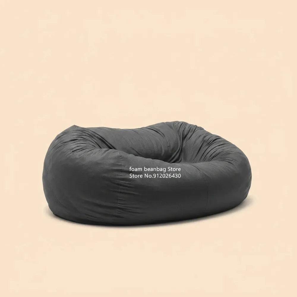 Chaise pouf de luxe avec housse en microsuède, canapé de grande taille, meubles de chaise longue, la