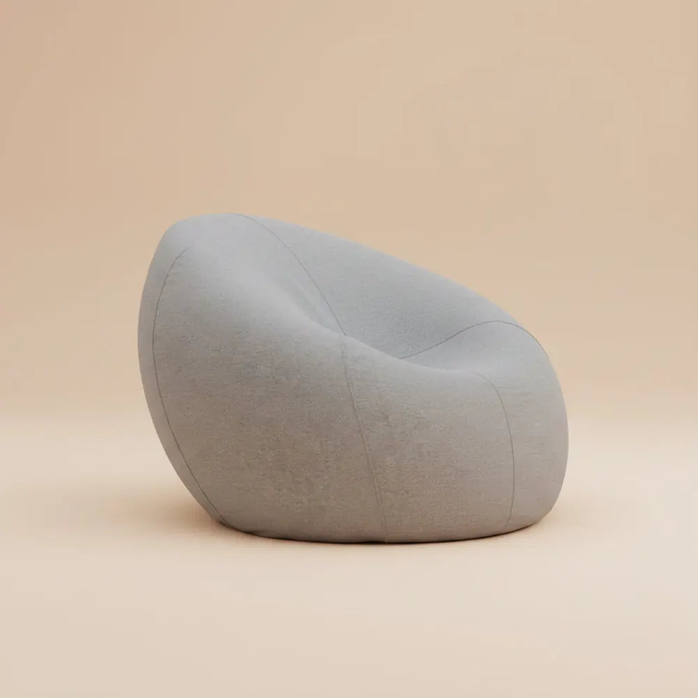 Grandes petits canapés paresseux, couverture de chaises sans remplissage, tissu en lin, chaise longu