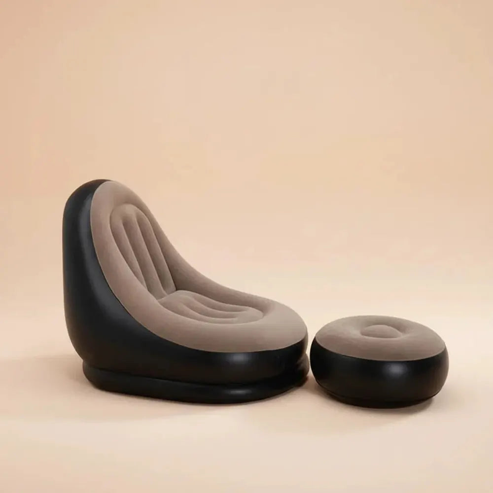 Canapés paresseux gonflables chaises chaise longue siège pouf Pouf bouffant canapé Tatami salon floc