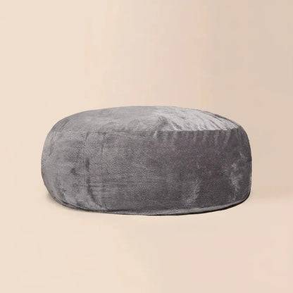 SAC de haricots en tissu Sherpa blanc pour deux personnes, siège géant xxl, fausse fourrure, très gr
