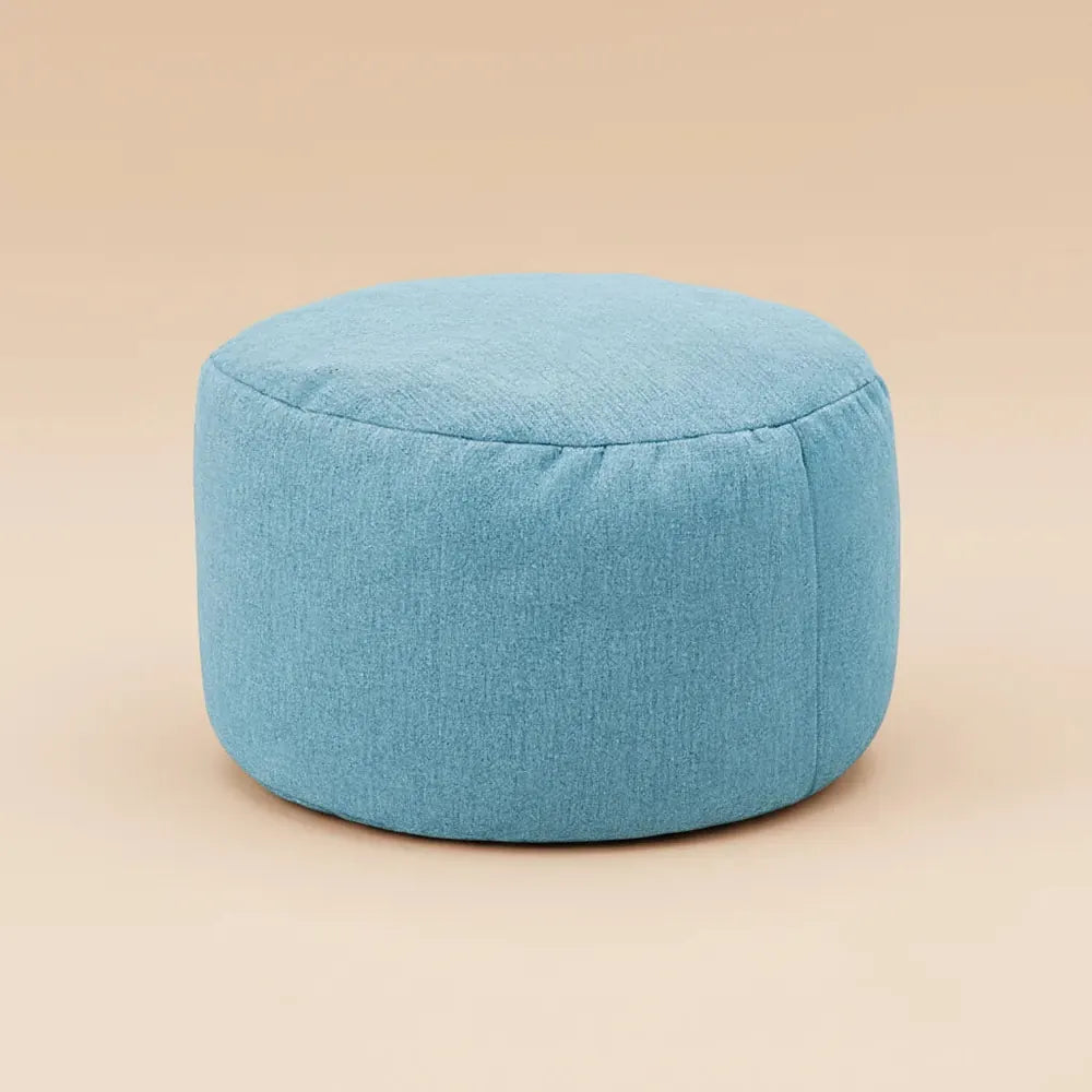 OTAUTAU chaise de pouf en lin avec remplissage pouf en peluche repose-pieds Pouf chaise Ottoman Tata