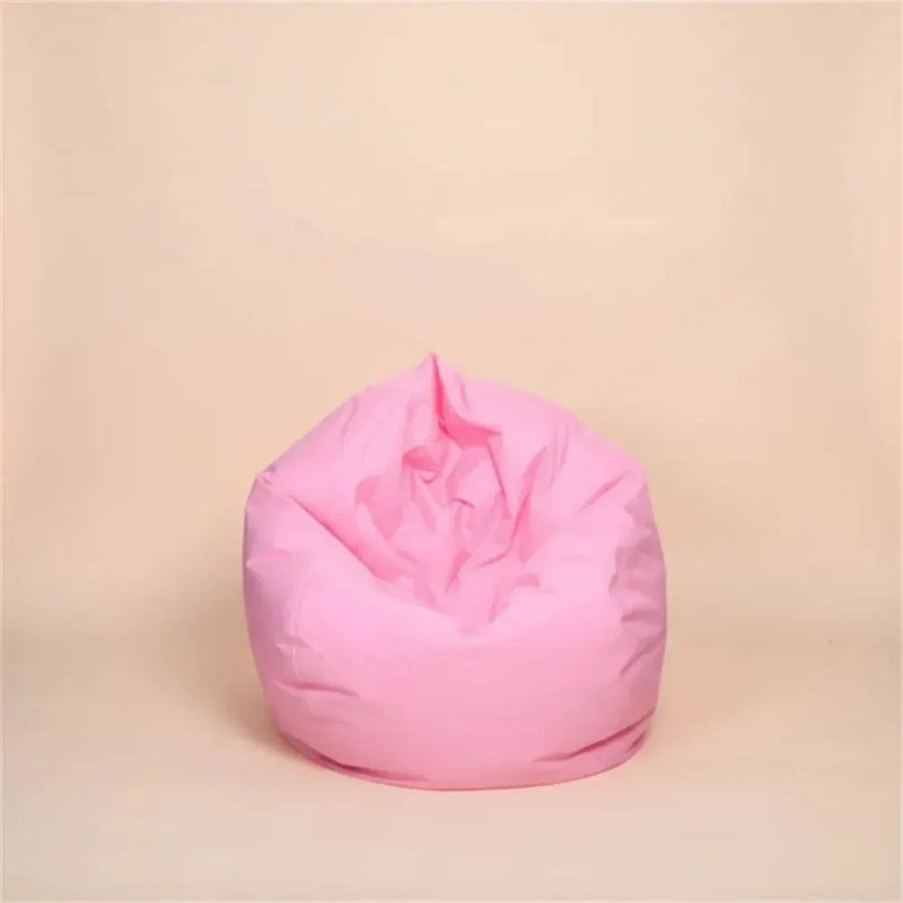Housse de canapé en forme de pouf non rempli, pour la maison, douce, paresseuse, confortable, simple