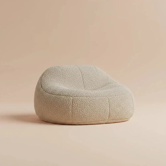Pouf en fourrure de cachemire doux pour adultes et enfants, housse de chaise, pouf, enveloppe, sans 