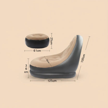 Canapés paresseux gonflables chaises chaise longue siège pouf Pouf bouffant canapé Tatami salon floc