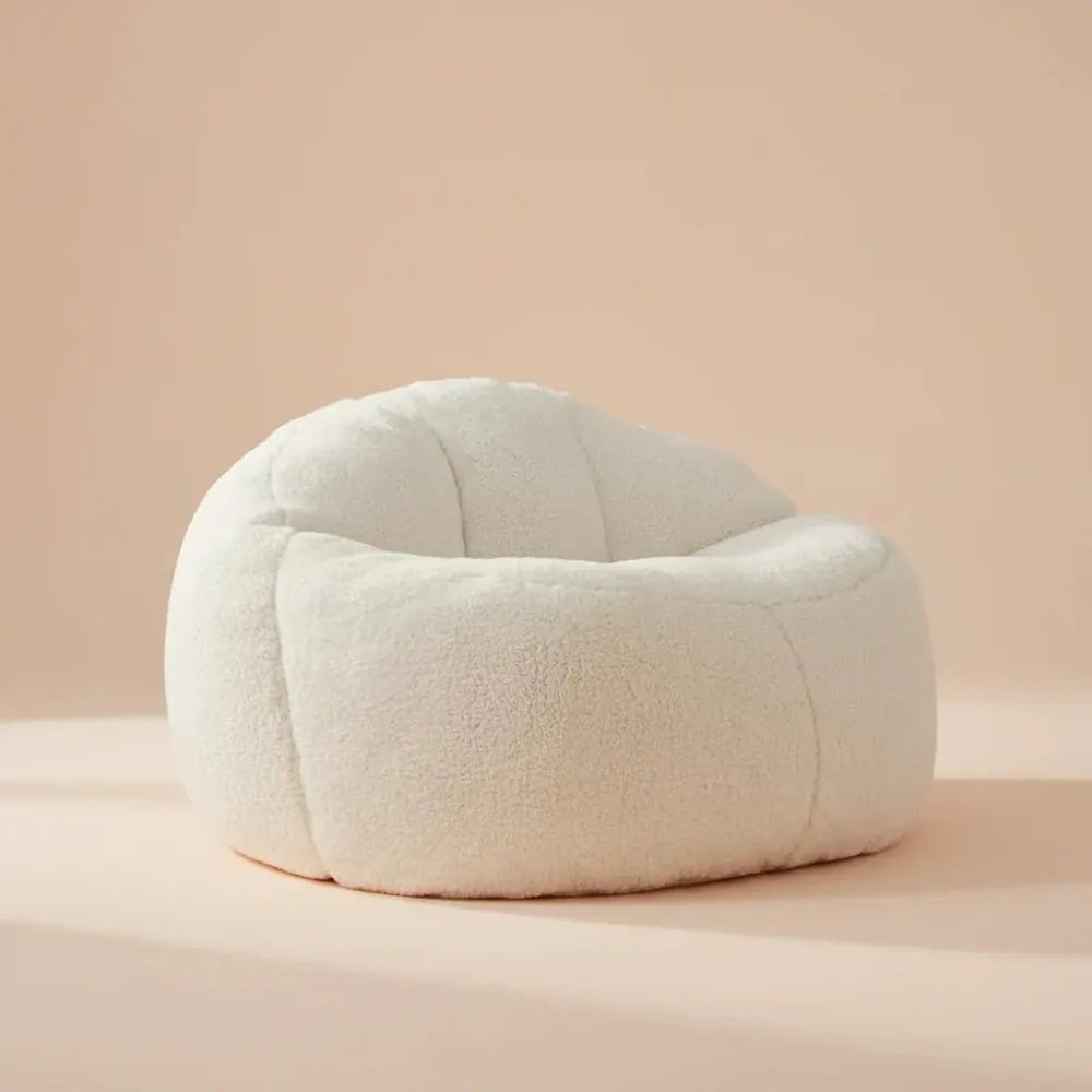 2021 nouveau Pouf canapé-lit Pouf sans remplissage en peluche géant pouf Ottoman Relax chaise longue