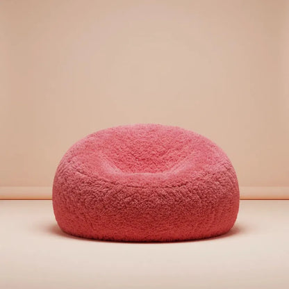 Housse de canapé en forme de pouf géant, douce et confortable, en fourrure moelleuse, pour lit, cana