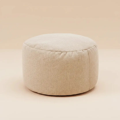 OTAUTAU chaise de pouf en lin avec remplissage pouf en peluche repose-pieds Pouf chaise Ottoman Tata