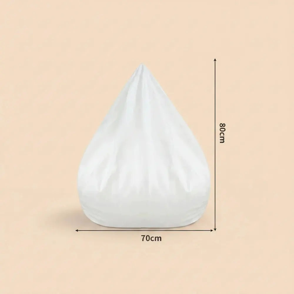 Juste de canapé paresseux sans remplissage, siège de chaise longue en lin, pouf, canapé bouffant, ta