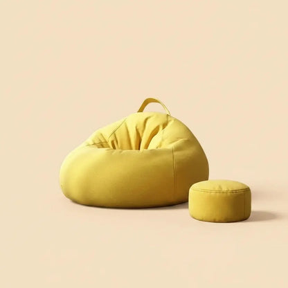 Pouf de sol individuel convertible en lit, avec rembourrage