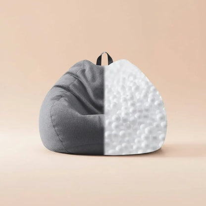 Canapé-lit pour enfants 70x80cm – Fauteuil paresseux avec rembourrage en billes EPS, canapé conforta