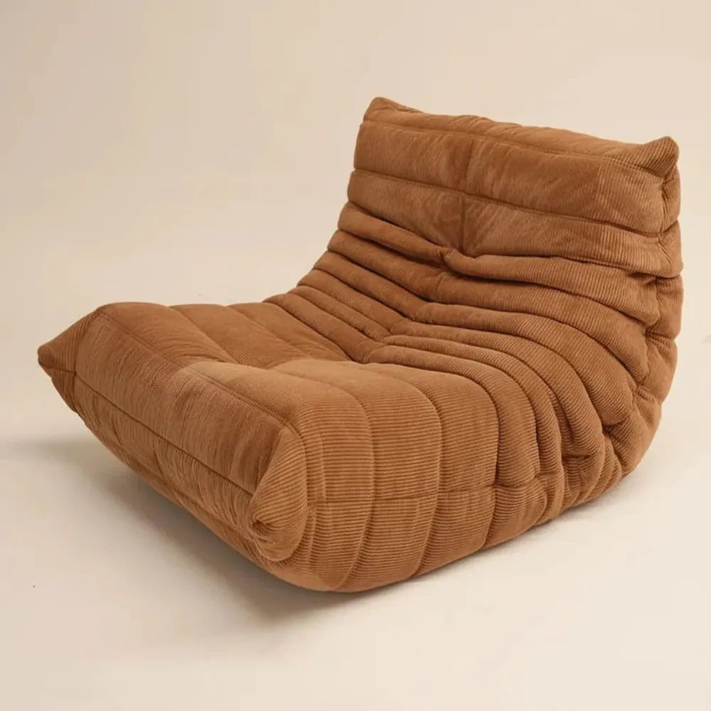 Chaise de pouf pour adulte, canapé en mousse à mémoire de forme, canapé de sol paresseux, chaise de 