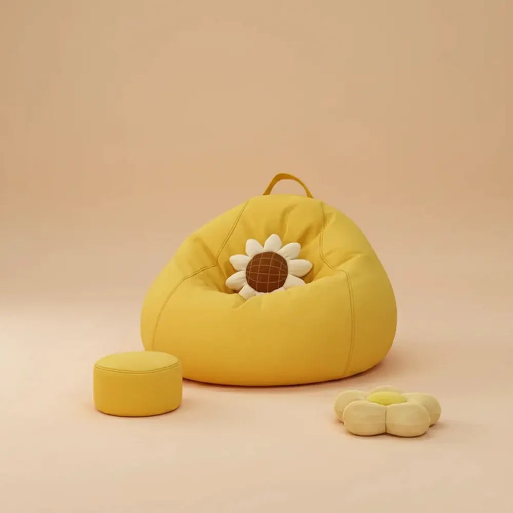 Canapés poufs au design simple, poufs d'extérieur, poufs de salon avec rembourrage, Relleno Para Puf