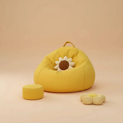 Canapés poufs au design simple, poufs d'extérieur, poufs de salon avec rembourrage, Relleno Para Puf