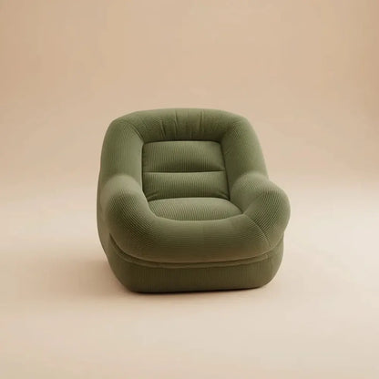 Fauteuil pouf individuel, canapé paresseux pour dormir, design dossier inclinable à 110 degrés, maté