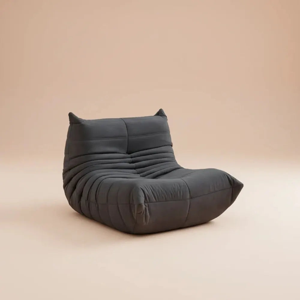 Fauteuil de sol, canapé, pouf pour adultes, fauteuil paresseux, canapé de sol en suède et velours cô