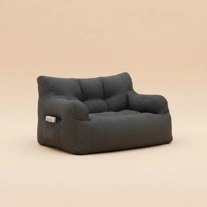 Canapés poufs 2 places, confortables et doux, pour salon, avec dossier confortable, portables, pour 