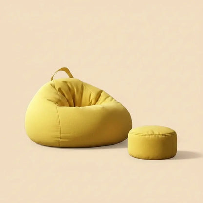 Pouf de sol individuel convertible en lit, avec rembourrage
