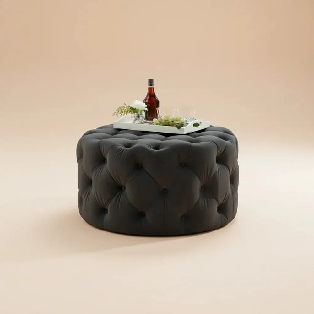 Canapé de Luxe en Velours pour la Maison, Meuble de Salon, Relaxant, Tabouret Bas, Pouf de Sol de Ch