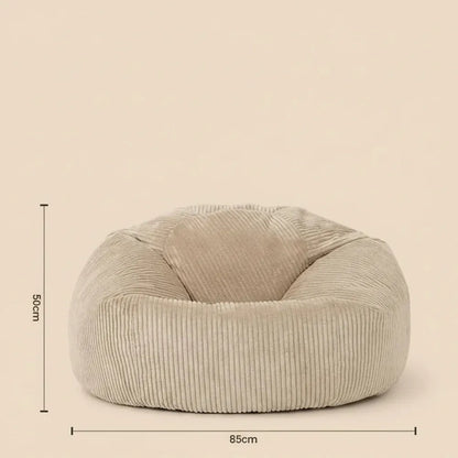 OTAUTAU-Pouf en velours côtelé/velours pour salon, fauteuil pouf avec remplissage d'angle