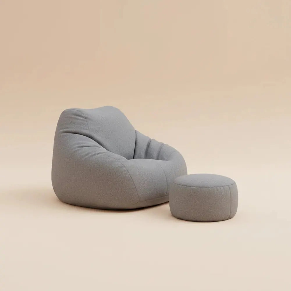 Housse de canapé pour siège paresseux, grand pouf, doux, moelleux, respirant, Tatami pour adulte et 