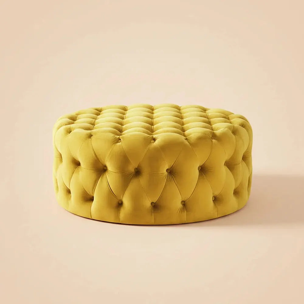 Canapé de Luxe en Velours pour la Maison, Meuble de Salon, Relaxant, Tabouret Bas, Pouf de Sol de Ch