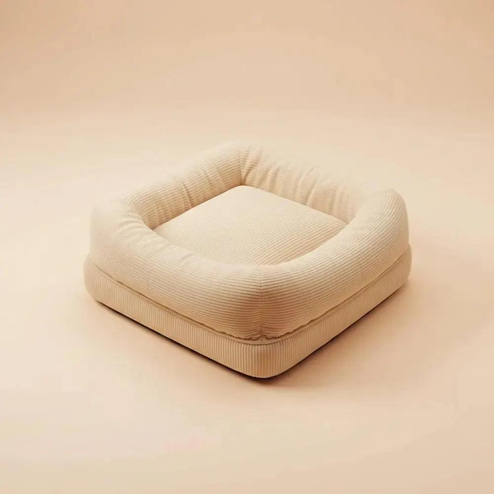Fauteuil pouf individuel, canapé paresseux pour dormir, design dossier inclinable à 110 degrés, maté