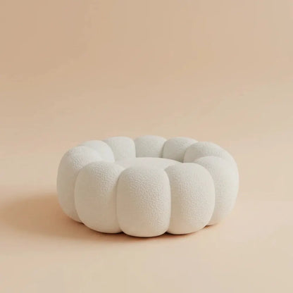 Canapés poufs pour salon, canapé rembourré d'extérieur, poufs modernes, salon moelleux, meubles pour