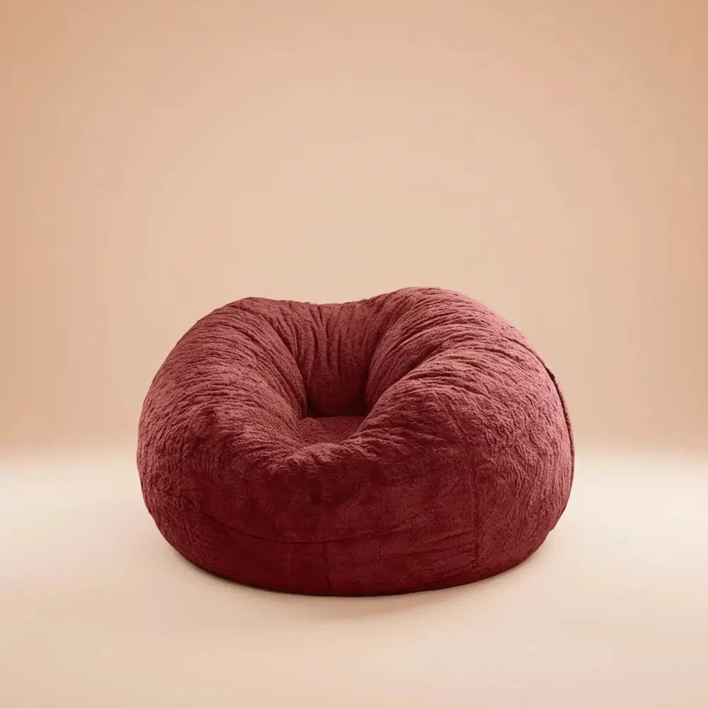 Housse de pouf utilitaire et flexible, anti-décoloration, pour pouf géant d'intérieur, anti-poussièr