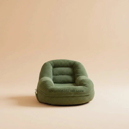 Fauteuil de sol pliant Tatami pour gaming avec dossier, convertible en lit paresseux et coussin de s