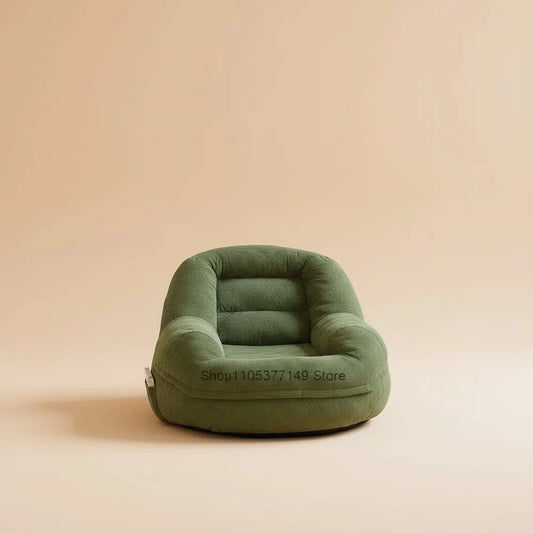 Fauteuil de sol pliant Tatami pour gaming avec dossier, convertible en lit paresseux et coussin de s