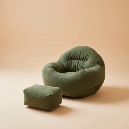 Canapé pouf géant moderne pour salon, balcon et chambre, confortable et relaxant, avec ottoman, mobi