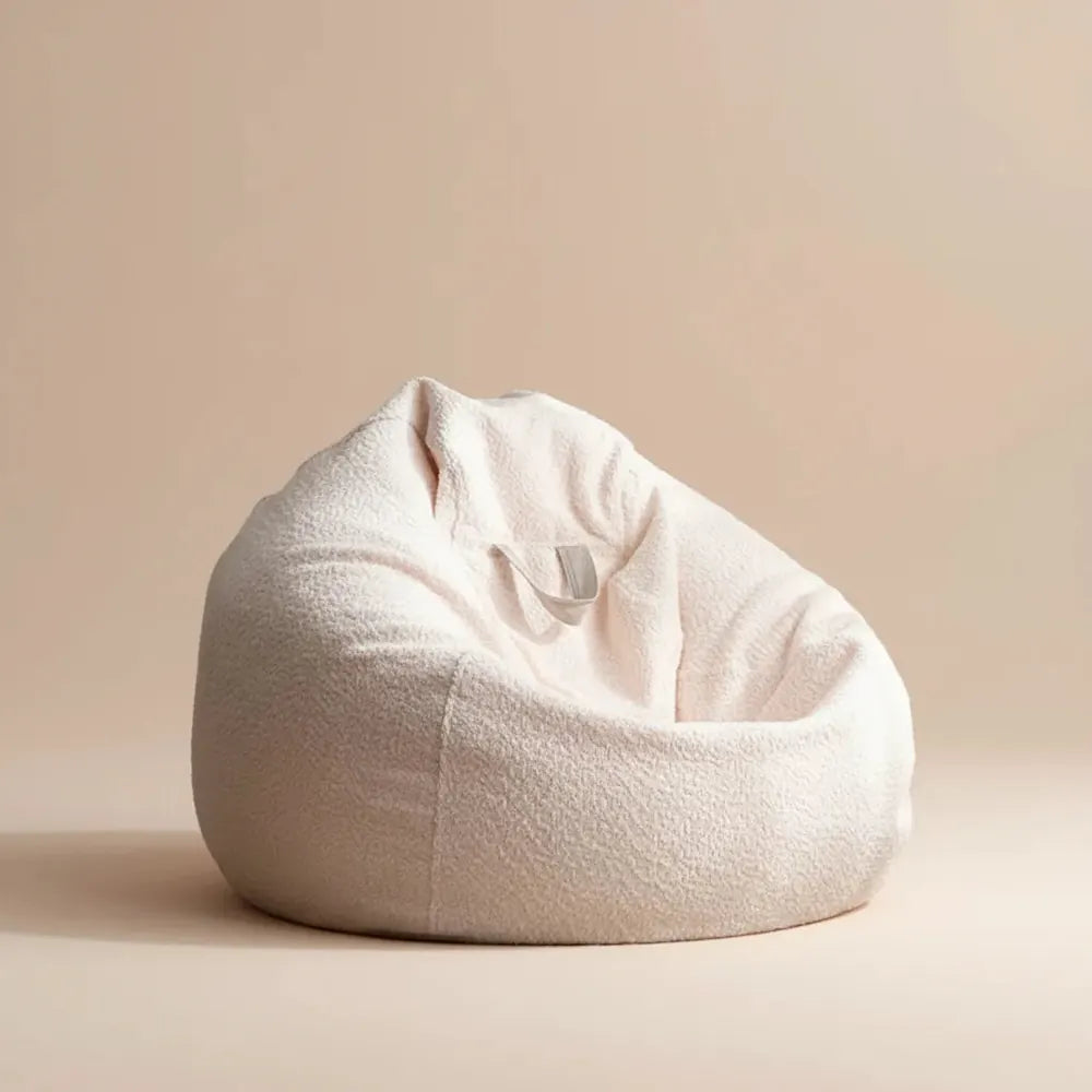 OTAUTAU-Pouf pouf en chenille souple avec remplissage, pouf de salon, chaise bouffante goutte d'eau,