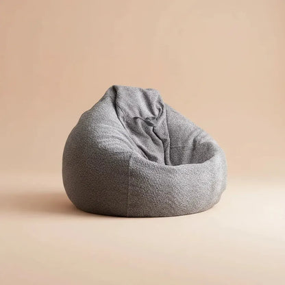 OTAUTAU-Pouf pouf en chenille souple avec remplissage, pouf de salon, chaise bouffante goutte d'eau,