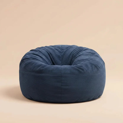 Fauteuil-lit géant en velours côtelé pour adultes, convertible 2-en-1, du canapé au matelas, avec ho
