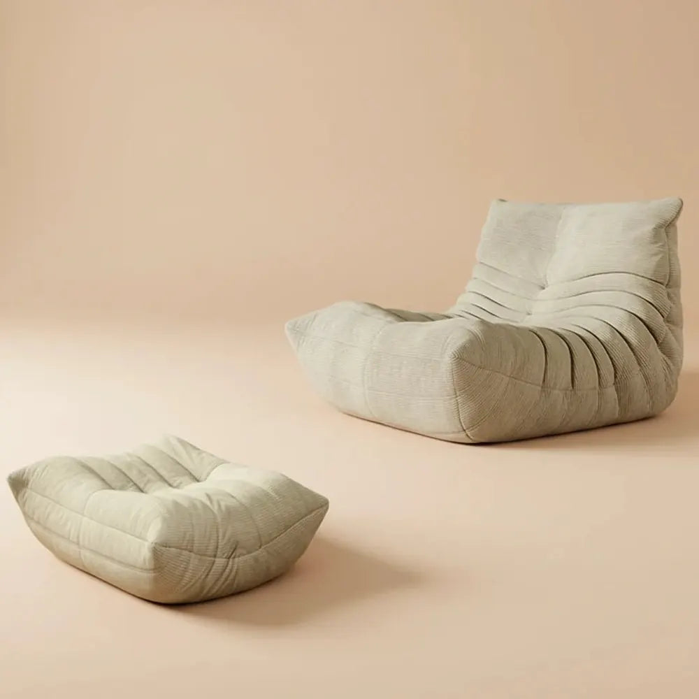 Chaise de pouf pour adulte, canapé en mousse à mémoire de forme, canapé de sol paresseux, chaise de 