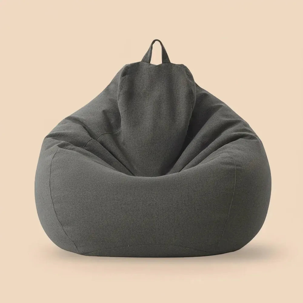 OTAUTAU Pouf en coton et lin de 90 cm (3 pieds) avec rembourrage, fauteuil d'angle paresseux, canapé