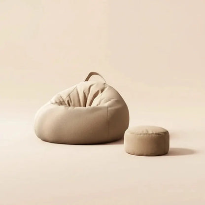 Pouf de sol individuel convertible en lit, avec rembourrage