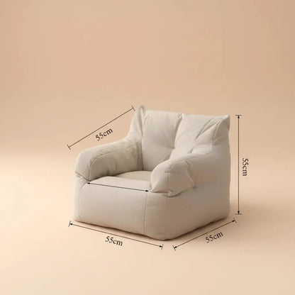 Petit canapé Double pouf, siège Double inclinable, doux et confortable, balcon, chambre à coucher, c