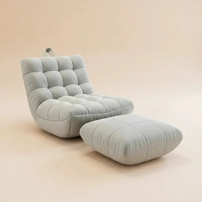 Chaise de pouf minimaliste moderne, chaise longue remplie de mousse EPS, canapé-lit pour adultes et 