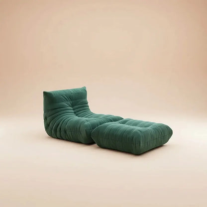 Fauteuil de sol, canapé, pouf pour adultes, fauteuil paresseux, canapé de sol en suède et velours cô