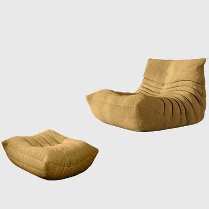 Chaise de pouf pour adulte, canapé en mousse à mémoire de forme, canapé de sol paresseux, chaise de 